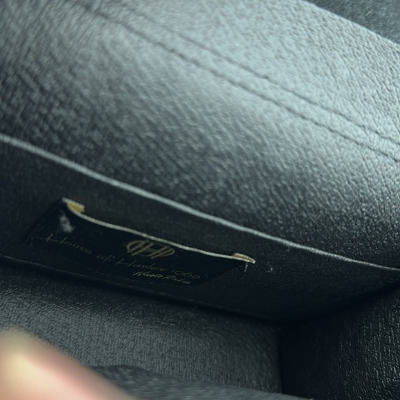 House of Harlow 1960 Croc Embossed Gold Snake Handle Crossbody Bag Like New - Picture 9 of 12